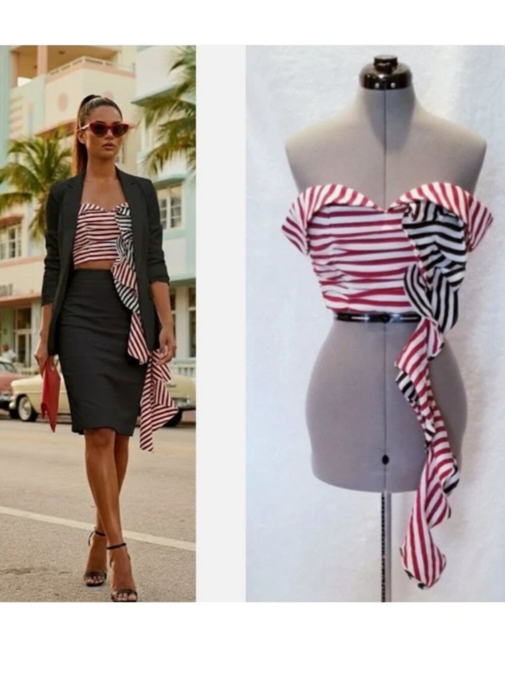 ASILIO THE LABEL australia revolve crop pin-up free people top $225 au-8 / us-4